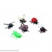 Fun Central AZ922 12 Pieces Assorted Insect Finger Puppets for Kids Plastic Insects and Bugs Toys Finger Puppets Set B01M1K8ZRT